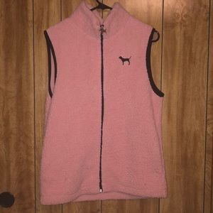 PINK Sherpa Vest